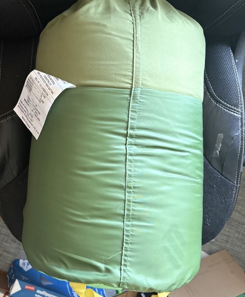 Embark 50°F Adult Rectangular Sleeping Bag, Synthetic, Zipper, Stuff Sack